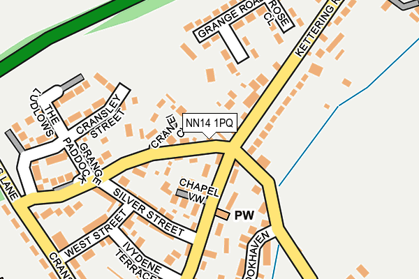 NN14 1PQ map - OS OpenMap – Local (Ordnance Survey) NN14 1PQ map - OS OpenMap – Local (Ordnance Survey)