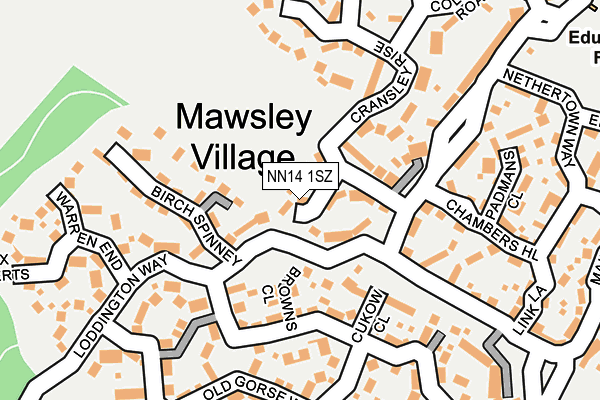NN14 1SZ map - OS OpenMap – Local (Ordnance Survey) NN14 1SZ map - OS OpenMap – Local (Ordnance Survey)