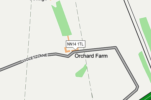 NN14 1TL map - OS OpenMap – Local (Ordnance Survey) NN14 1TL map - OS OpenMap – Local (Ordnance Survey)