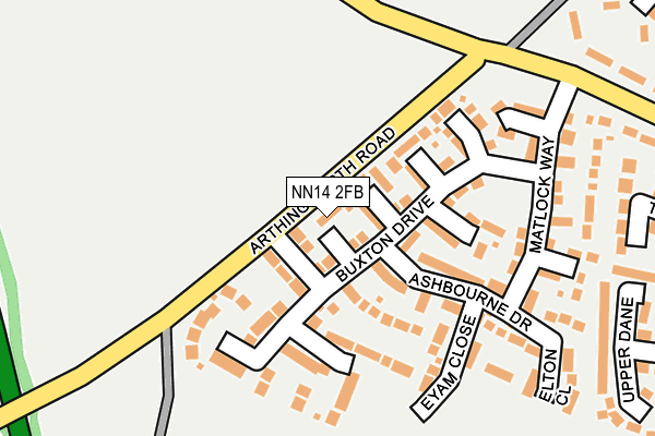 NN14 2FB map - OS OpenMap – Local (Ordnance Survey) NN14 2FB map - OS OpenMap – Local (Ordnance Survey)