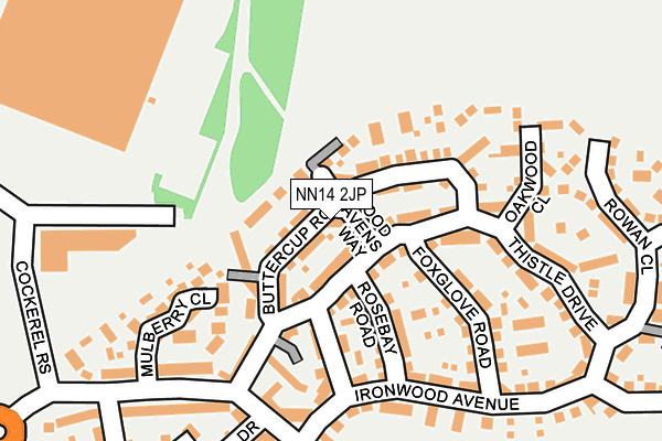 NN14 2JP map - OS OpenMap – Local (Ordnance Survey) NN14 2JP map - OS OpenMap – Local (Ordnance Survey)