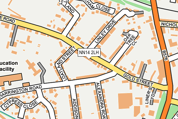 NN14 2LH map - OS OpenMap – Local (Ordnance Survey) NN14 2LH map - OS OpenMap – Local (Ordnance Survey)