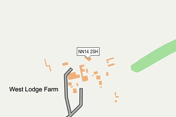 NN14 2SH map - OS OpenMap – Local (Ordnance Survey) NN14 2SH map - OS OpenMap – Local (Ordnance Survey)
