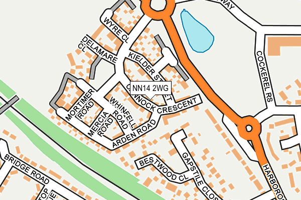 NN14 2WG map - OS OpenMap – Local (Ordnance Survey) NN14 2WG map - OS OpenMap – Local (Ordnance Survey)