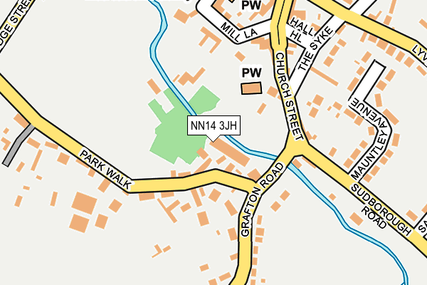 NN14 3JH map - OS OpenMap – Local (Ordnance Survey) NN14 3JH map - OS OpenMap – Local (Ordnance Survey)