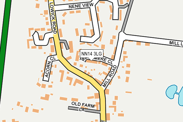 NN14 3LG map - OS OpenMap – Local (Ordnance Survey) NN14 3LG map - OS OpenMap – Local (Ordnance Survey)