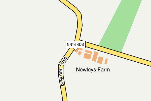 NN14 4DS map - OS OpenMap – Local (Ordnance Survey) NN14 4DS map - OS OpenMap – Local (Ordnance Survey)