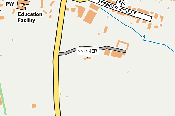 NN14 4ER map - OS OpenMap – Local (Ordnance Survey) NN14 4ER map - OS OpenMap – Local (Ordnance Survey)