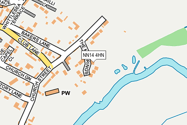 NN14 4HN map - OS OpenMap – Local (Ordnance Survey) NN14 4HN map - OS OpenMap – Local (Ordnance Survey)