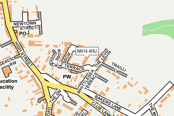 NN14 4HU map - OS OpenMap – Local (Ordnance Survey) NN14 4HU map - OS OpenMap – Local (Ordnance Survey)