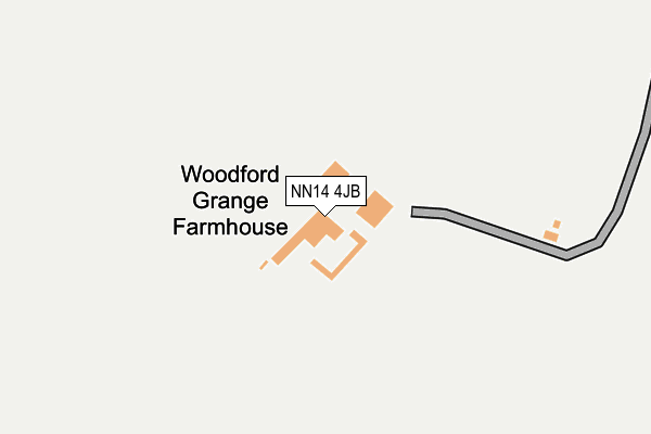 NN14 4JB map - OS OpenMap – Local (Ordnance Survey) NN14 4JB map - OS OpenMap – Local (Ordnance Survey)