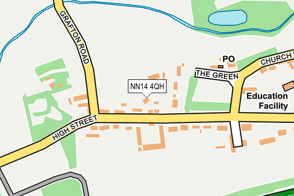 NN14 4QH map - OS OpenMap – Local (Ordnance Survey) NN14 4QH map - OS OpenMap – Local (Ordnance Survey)