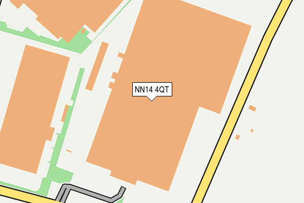 NN14 4QT map - OS OpenMap – Local (Ordnance Survey) NN14 4QT map - OS OpenMap – Local (Ordnance Survey)
