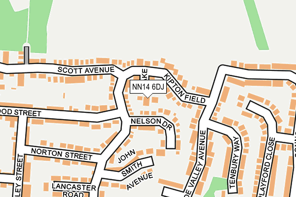 NN14 6DJ map - OS OpenMap – Local (Ordnance Survey) NN14 6DJ map - OS OpenMap – Local (Ordnance Survey)