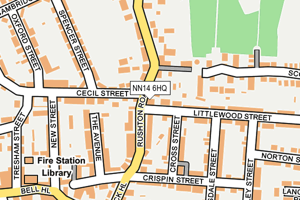 NN14 6HQ map - OS OpenMap – Local (Ordnance Survey) NN14 6HQ map - OS OpenMap – Local (Ordnance Survey)