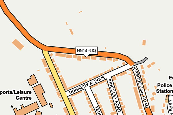 NN14 6JQ map - OS OpenMap – Local (Ordnance Survey)