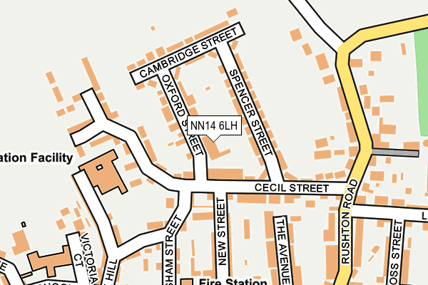 NN14 6LH map - OS OpenMap – Local (Ordnance Survey) NN14 6LH map - OS OpenMap – Local (Ordnance Survey)