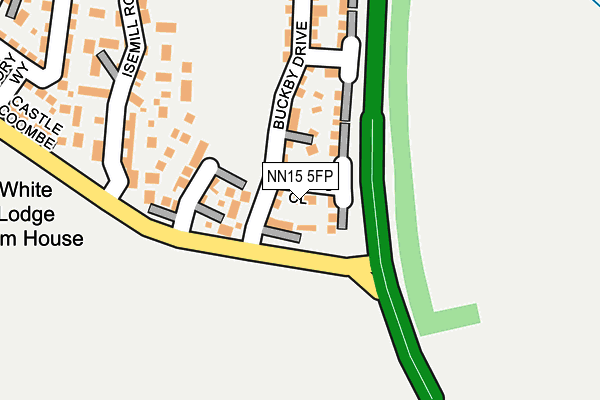 NN15 5FP map - OS OpenMap – Local (Ordnance Survey) NN15 5FP map - OS OpenMap – Local (Ordnance Survey)