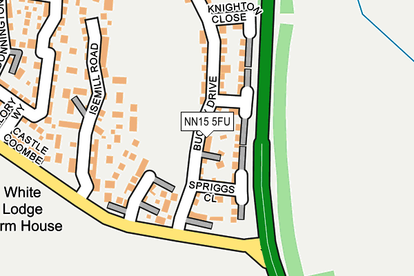 NN15 5FU map - OS OpenMap – Local (Ordnance Survey) NN15 5FU map - OS OpenMap – Local (Ordnance Survey)