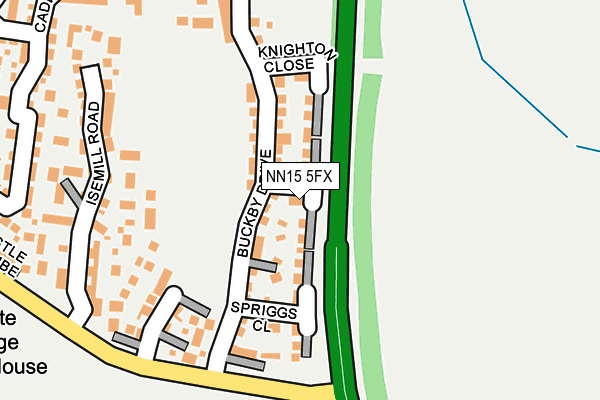 NN15 5FX map - OS OpenMap – Local (Ordnance Survey) NN15 5FX map - OS OpenMap – Local (Ordnance Survey)