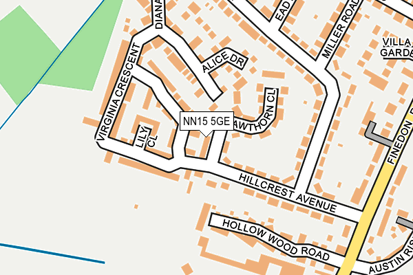 NN15 5GE map - OS OpenMap – Local (Ordnance Survey) NN15 5GE map - OS OpenMap – Local (Ordnance Survey)