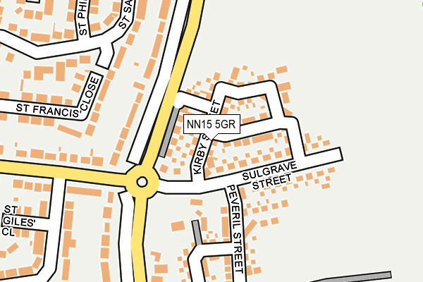 NN15 5GR map - OS OpenMap – Local (Ordnance Survey) NN15 5GR map - OS OpenMap – Local (Ordnance Survey)