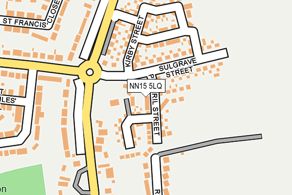NN15 5LQ map - OS OpenMap – Local (Ordnance Survey) NN15 5LQ map - OS OpenMap – Local (Ordnance Survey)