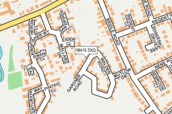 NN15 5XQ map - OS OpenMap – Local (Ordnance Survey) NN15 5XQ map - OS OpenMap – Local (Ordnance Survey)