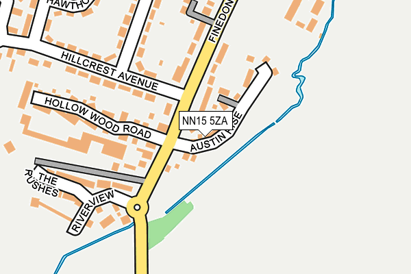 NN15 5ZA map - OS OpenMap – Local (Ordnance Survey) NN15 5ZA map - OS OpenMap – Local (Ordnance Survey)