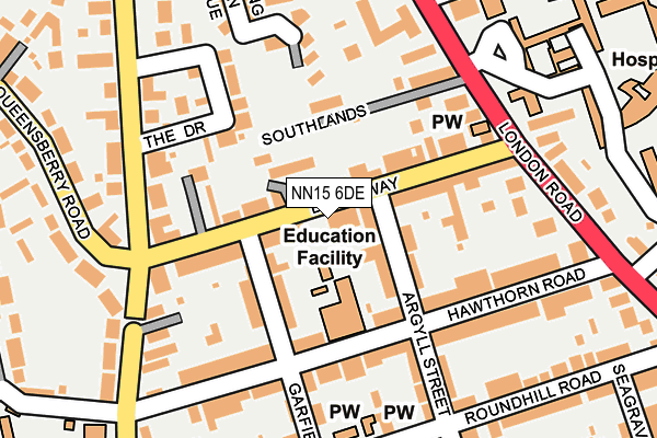 NN15 6DE map - OS OpenMap – Local (Ordnance Survey) NN15 6DE map - OS OpenMap – Local (Ordnance Survey)