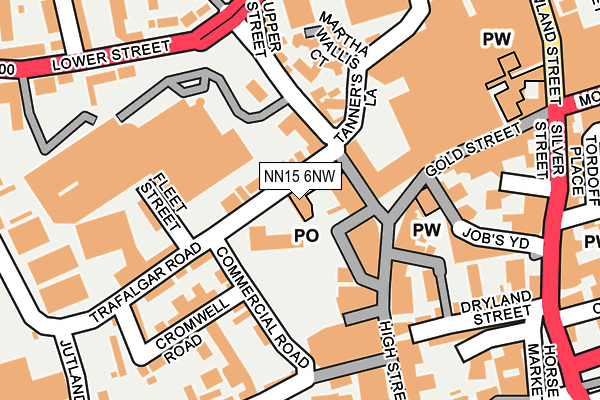 NN15 6NW map - OS OpenMap – Local (Ordnance Survey) NN15 6NW map - OS OpenMap – Local (Ordnance Survey)