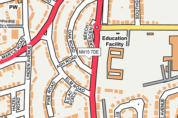 NN15 7DE map - OS OpenMap – Local (Ordnance Survey) NN15 7DE map - OS OpenMap – Local (Ordnance Survey)