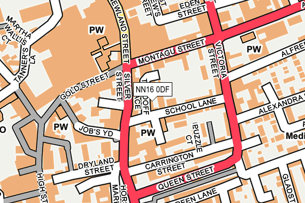 NN16 0DF map - OS OpenMap – Local (Ordnance Survey) NN16 0DF map - OS OpenMap – Local (Ordnance Survey)
