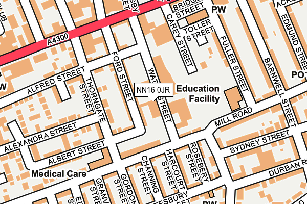 NN16 0JR map - OS OpenMap – Local (Ordnance Survey) NN16 0JR map - OS OpenMap – Local (Ordnance Survey)