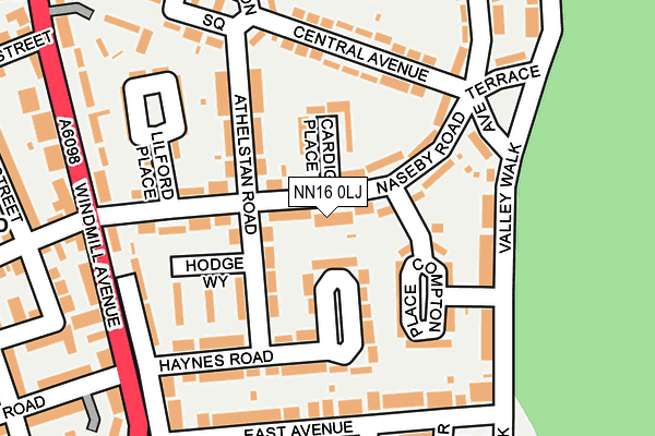 NN16 0LJ map - OS OpenMap – Local (Ordnance Survey) NN16 0LJ map - OS OpenMap – Local (Ordnance Survey)