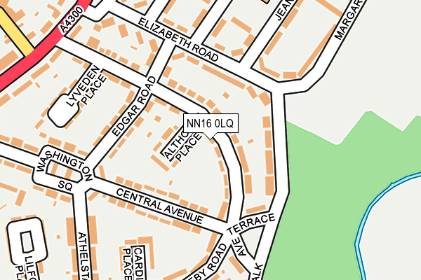 NN16 0LQ map - OS OpenMap – Local (Ordnance Survey) NN16 0LQ map - OS OpenMap – Local (Ordnance Survey)