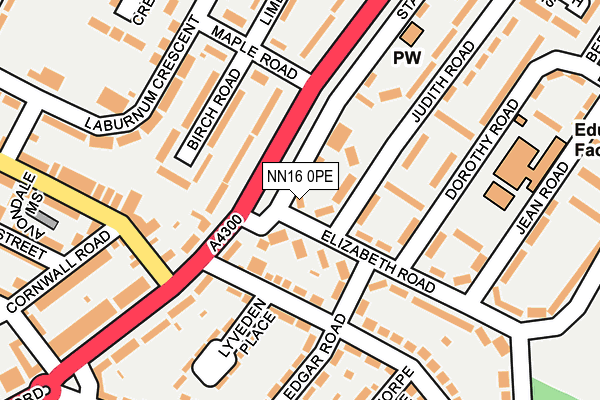 NN16 0PE map - OS OpenMap – Local (Ordnance Survey) NN16 0PE map - OS OpenMap – Local (Ordnance Survey)