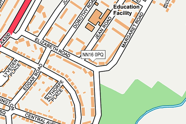 NN16 0PQ map - OS OpenMap – Local (Ordnance Survey) NN16 0PQ map - OS OpenMap – Local (Ordnance Survey)