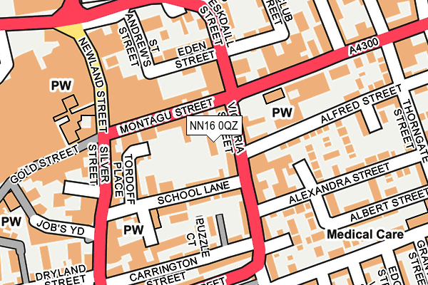 NN16 0QZ map - OS OpenMap – Local (Ordnance Survey) NN16 0QZ map - OS OpenMap – Local (Ordnance Survey)