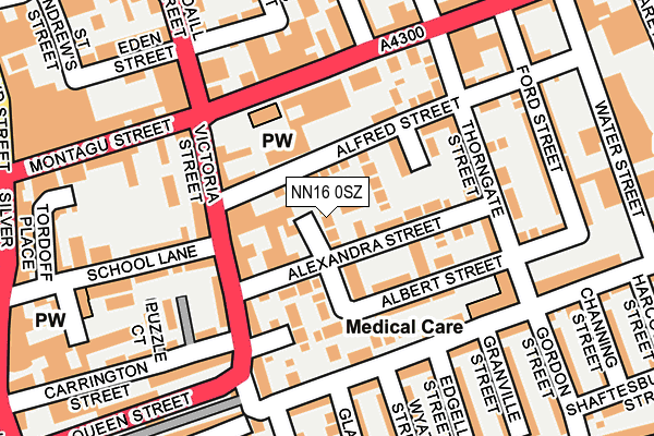 NN16 0SZ map - OS OpenMap – Local (Ordnance Survey) NN16 0SZ map - OS OpenMap – Local (Ordnance Survey)