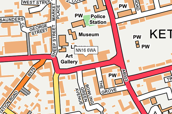 NN16 6WA map - OS OpenMap – Local (Ordnance Survey) NN16 6WA map - OS OpenMap – Local (Ordnance Survey)