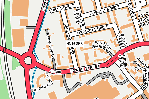 NN16 8EB map - OS OpenMap – Local (Ordnance Survey) NN16 8EB map - OS OpenMap – Local (Ordnance Survey)