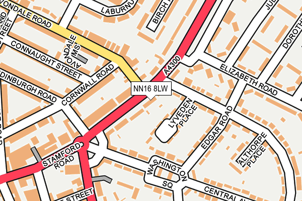 NN16 8LW map - OS OpenMap – Local (Ordnance Survey) NN16 8LW map - OS OpenMap – Local (Ordnance Survey)