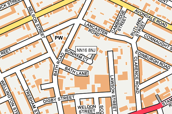 NN16 8NJ map - OS OpenMap – Local (Ordnance Survey) NN16 8NJ map - OS OpenMap – Local (Ordnance Survey)