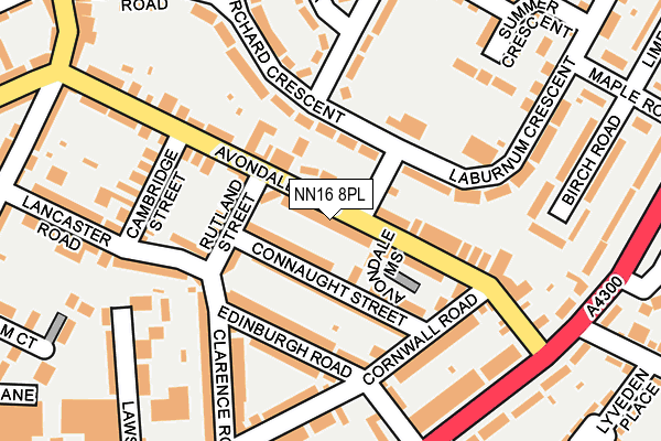 NN16 8PL map - OS OpenMap – Local (Ordnance Survey) NN16 8PL map - OS OpenMap – Local (Ordnance Survey)