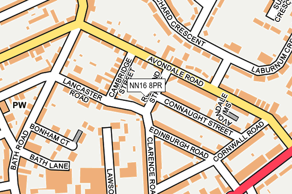 NN16 8PR map - OS OpenMap – Local (Ordnance Survey) NN16 8PR map - OS OpenMap – Local (Ordnance Survey)