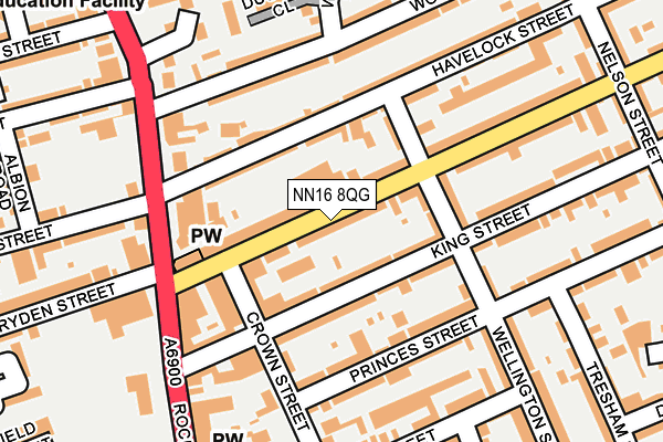 NN16 8QG map - OS OpenMap – Local (Ordnance Survey) NN16 8QG map - OS OpenMap – Local (Ordnance Survey)