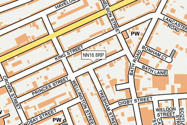 NN16 8RP map - OS OpenMap – Local (Ordnance Survey) NN16 8RP map - OS OpenMap – Local (Ordnance Survey)