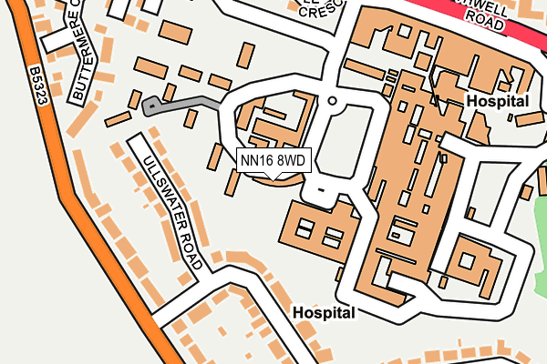 NN16 8WD map - OS OpenMap – Local (Ordnance Survey) NN16 8WD map - OS OpenMap – Local (Ordnance Survey)