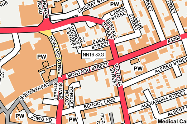 NN16 8XG map - OS OpenMap – Local (Ordnance Survey) NN16 8XG map - OS OpenMap – Local (Ordnance Survey)